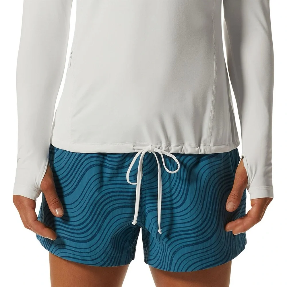 Mountain Hardwear Crater Lake long sleeve lightweight hoodie/sun shirt - Picture 9 of 11